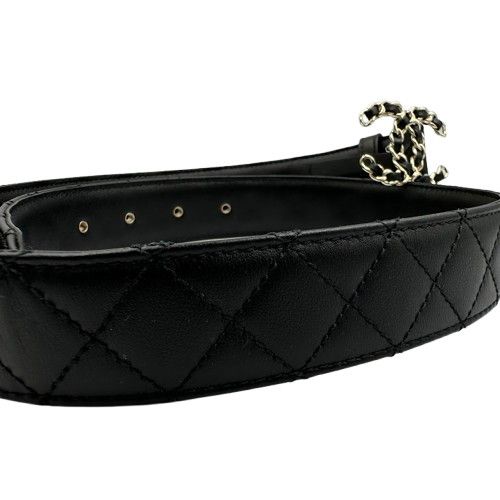 CHANEL シャネル ベルト キルティング ココマーク レザー - メルカリ