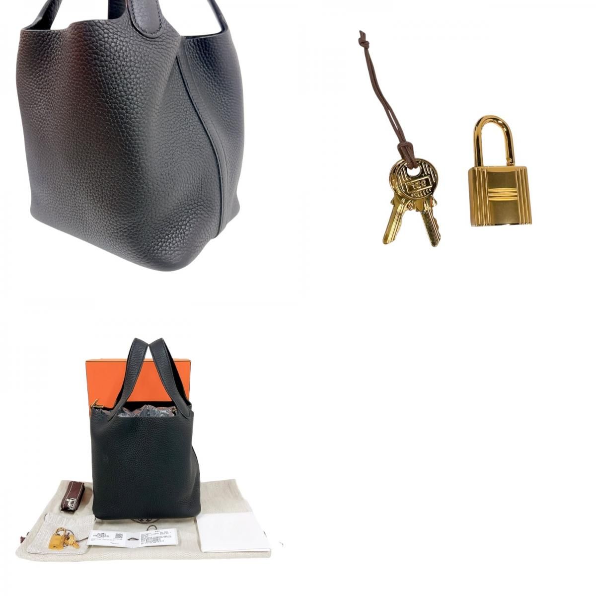 エルメス HERMES ピコタンロックPM W刻印 (2024年製) ブラック
