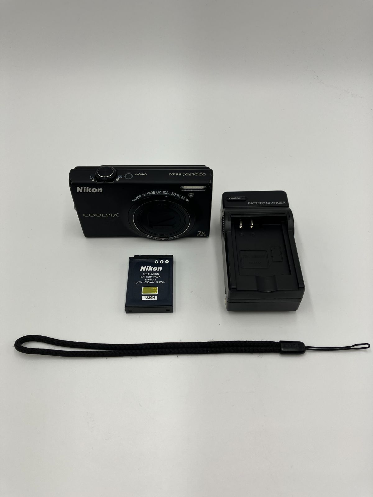 【動作確認済】Nikon COOLPIX S6100 ブラック コンパクトデジタルカメラ