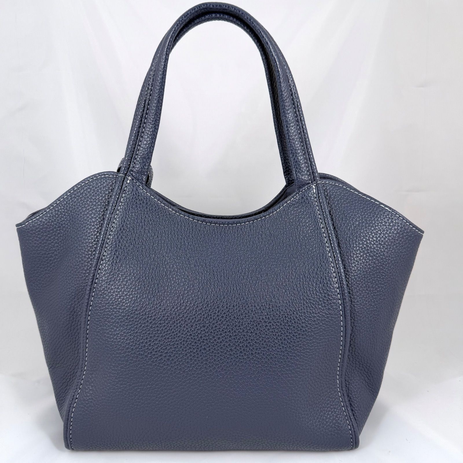 極美品】Kitamura ハンドバッグ ネイビー 2way 3点セット キタムラ 合 