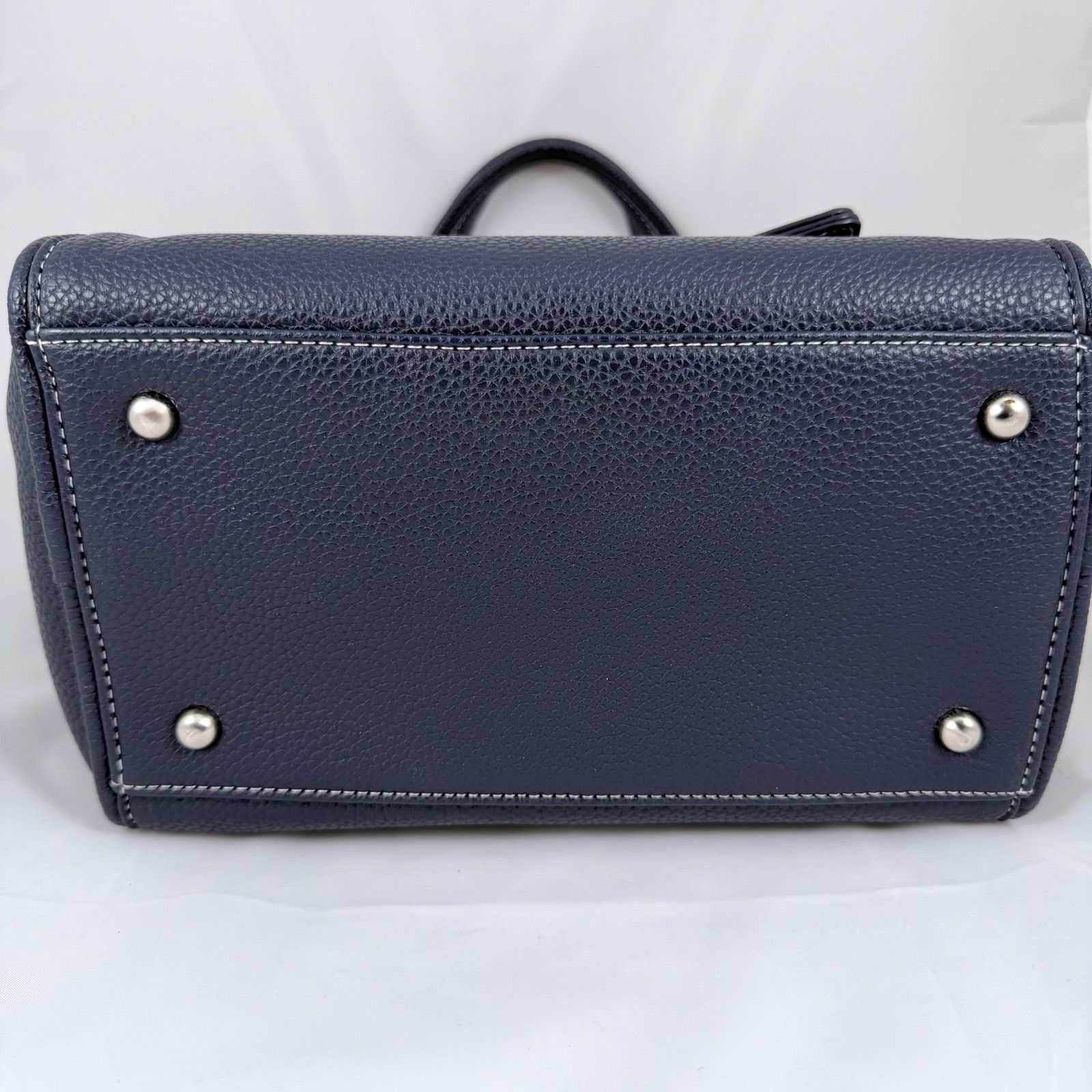 極美品】Kitamura ハンドバッグ ネイビー 2way 3点セット キタムラ 合 