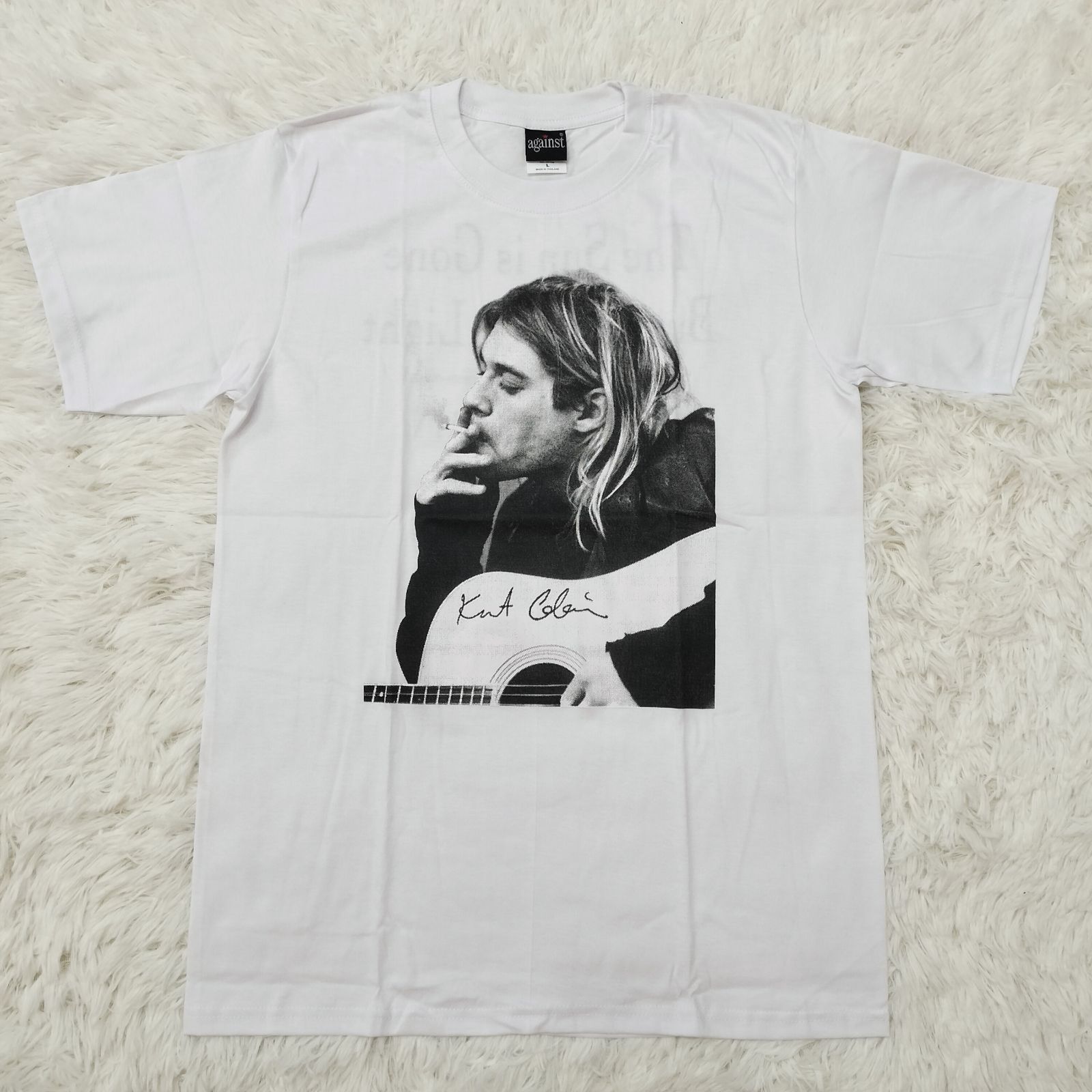 Kurt Cobain】 ロックTシャツ カート・コバーン agt-0057 - メルカリ