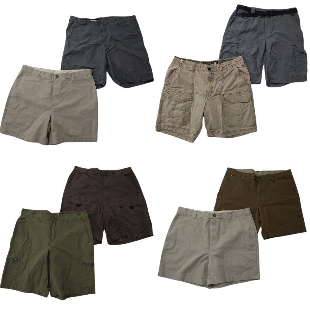 古着卸 まとめ アウトドアブランドMIX ショートパンツ 8枚セット ( メンズ 36/37/38 ) エルエルビーン エディーバウアー 中古 古着 NE6369