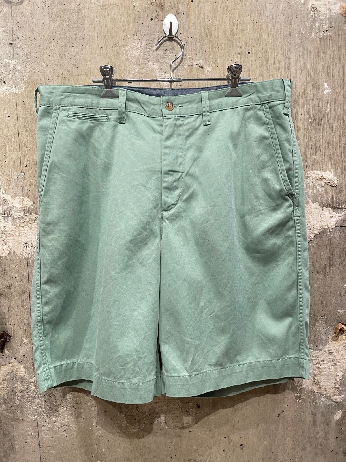 【 Polo by Ralph Lauren/ SHORT /W36 】 Chino Shorts　ポロラルフローレン　ポロチノ　チノ　ショーツ　ショートパンツ　ハーフパンツ　グリーン