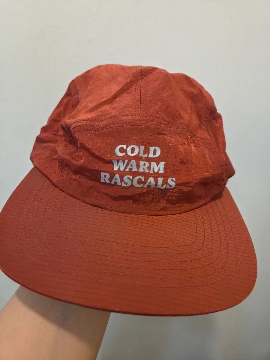 COLD WARM RASCALS キャンプキャップ オレンジ