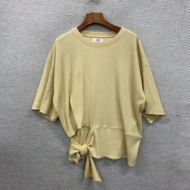 STUDIO TOMBOY スタジオトムボーイ ゴージ ニット 半袖Tシャツ F D00894