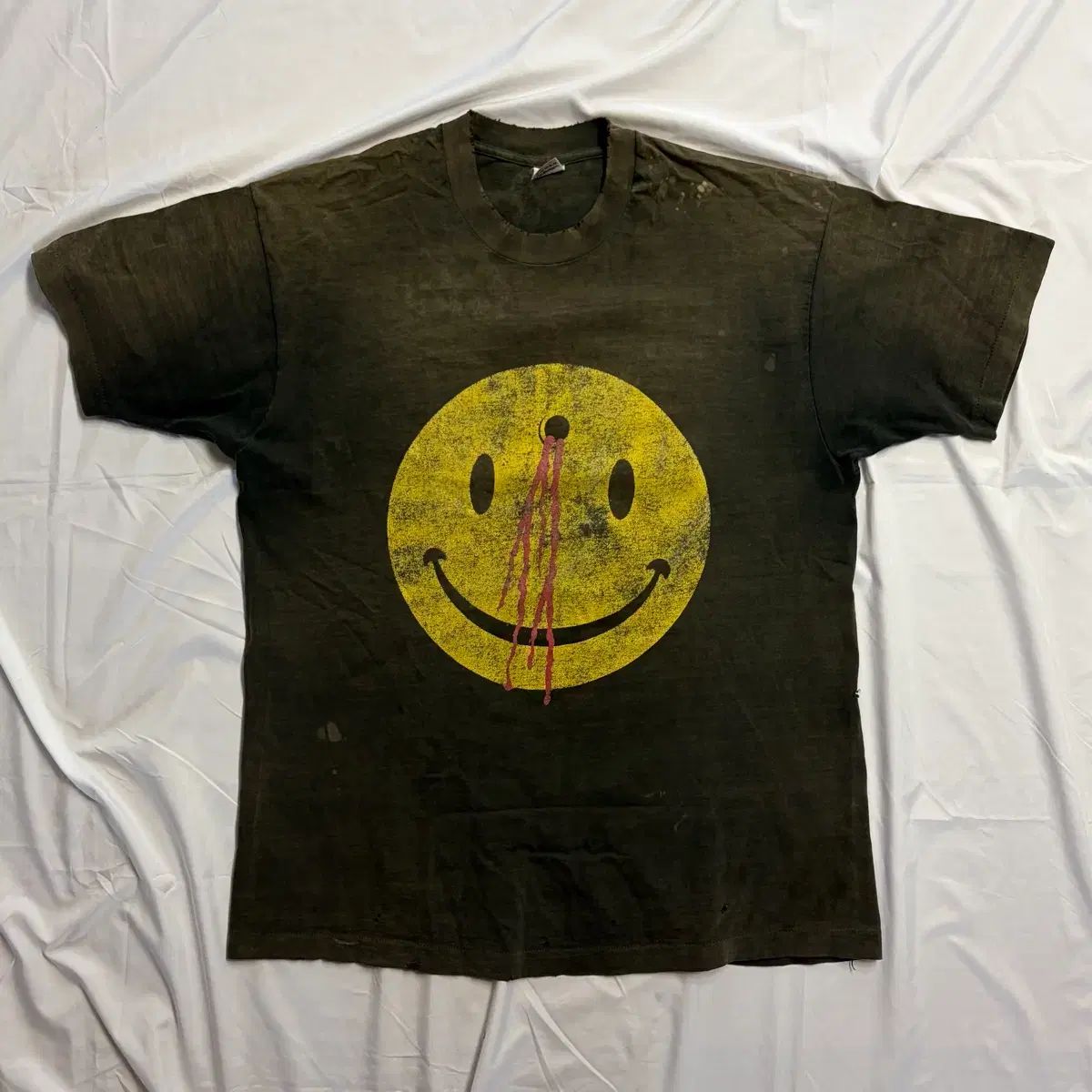 XL 90s スマイル ヘッドショット ヴィンテージ Tシャツ