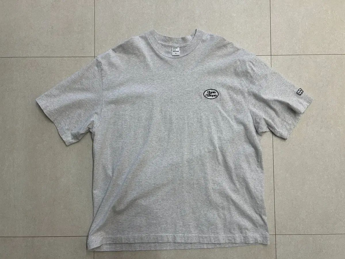 ENDS and MEANS/UOD Tee(Ash XL)
