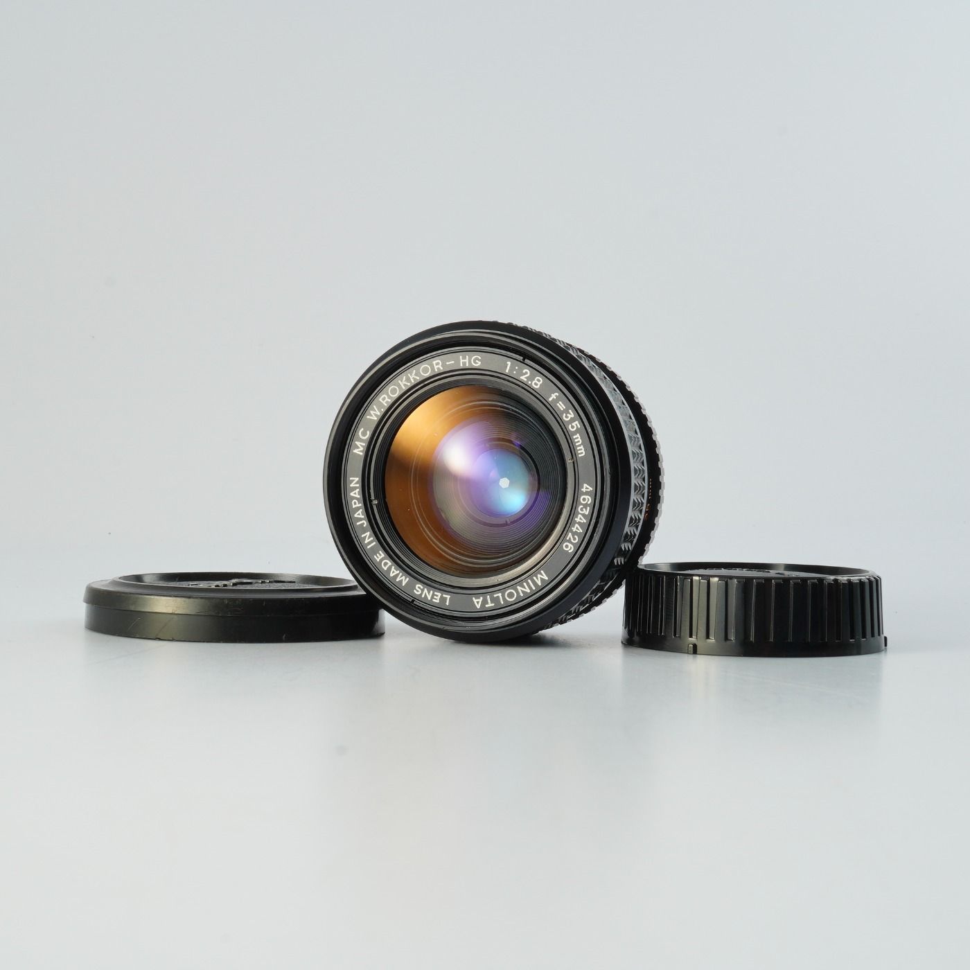 MINOLTA ミノルタ MC W.ROKKOR-HG 35mm F/2.8 単焦点レンズ - メルカリ