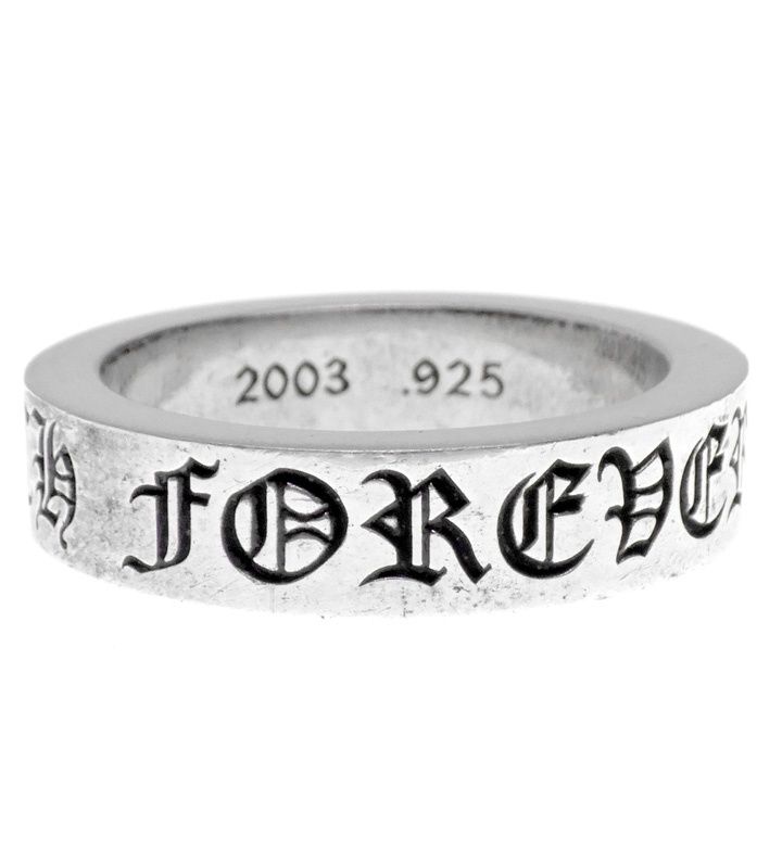 クロムハーツ CHROME HEARTS 【 6mm SPACER FOREVER 】 スペーサー フォーエバー シルバー リング s5775