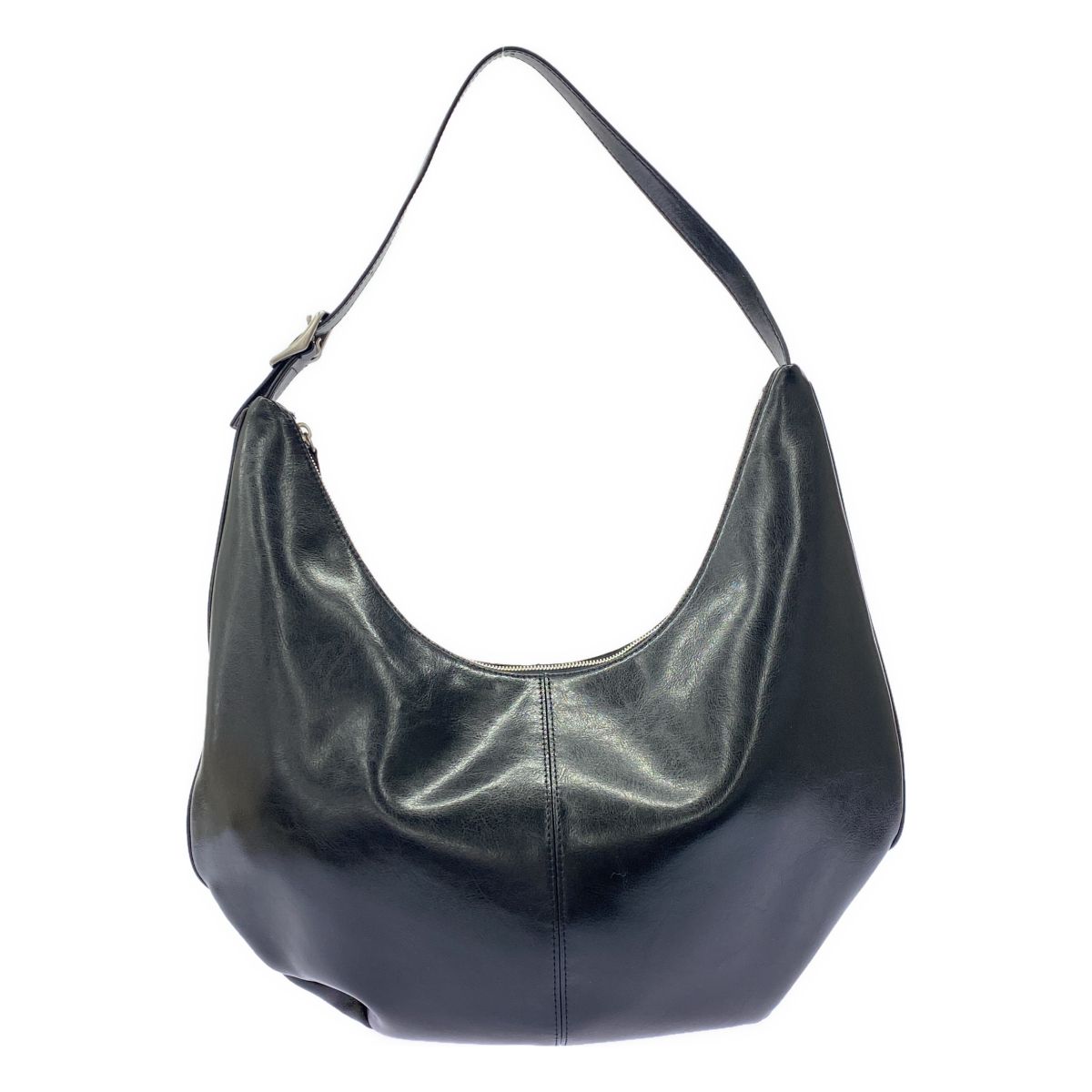 LUMEN ルメン MOSSY HOBO BAG レザーバッグ ブラック