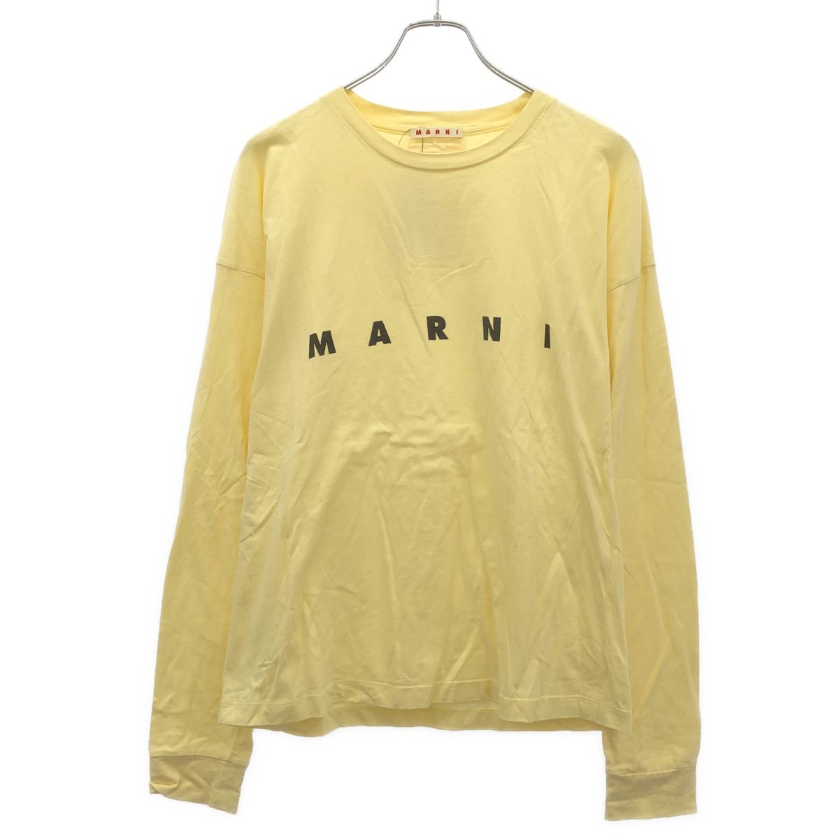 MARNI ロゴプリント ロングスリーブTシャツ