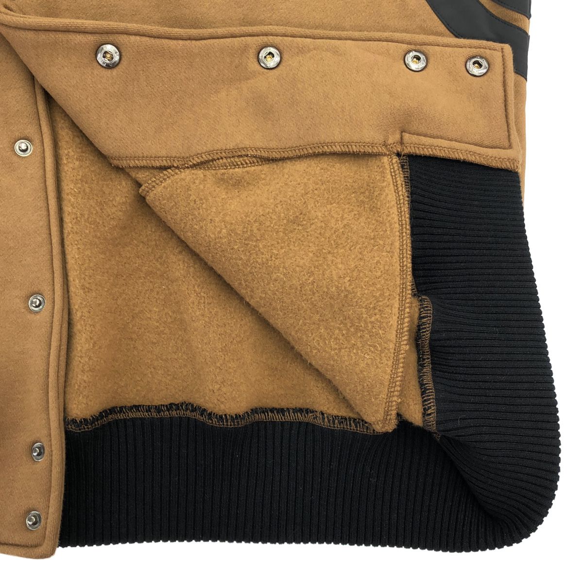 CAMBIO カンビオ Back Brushed Sweat Hooded Studium Jacket 