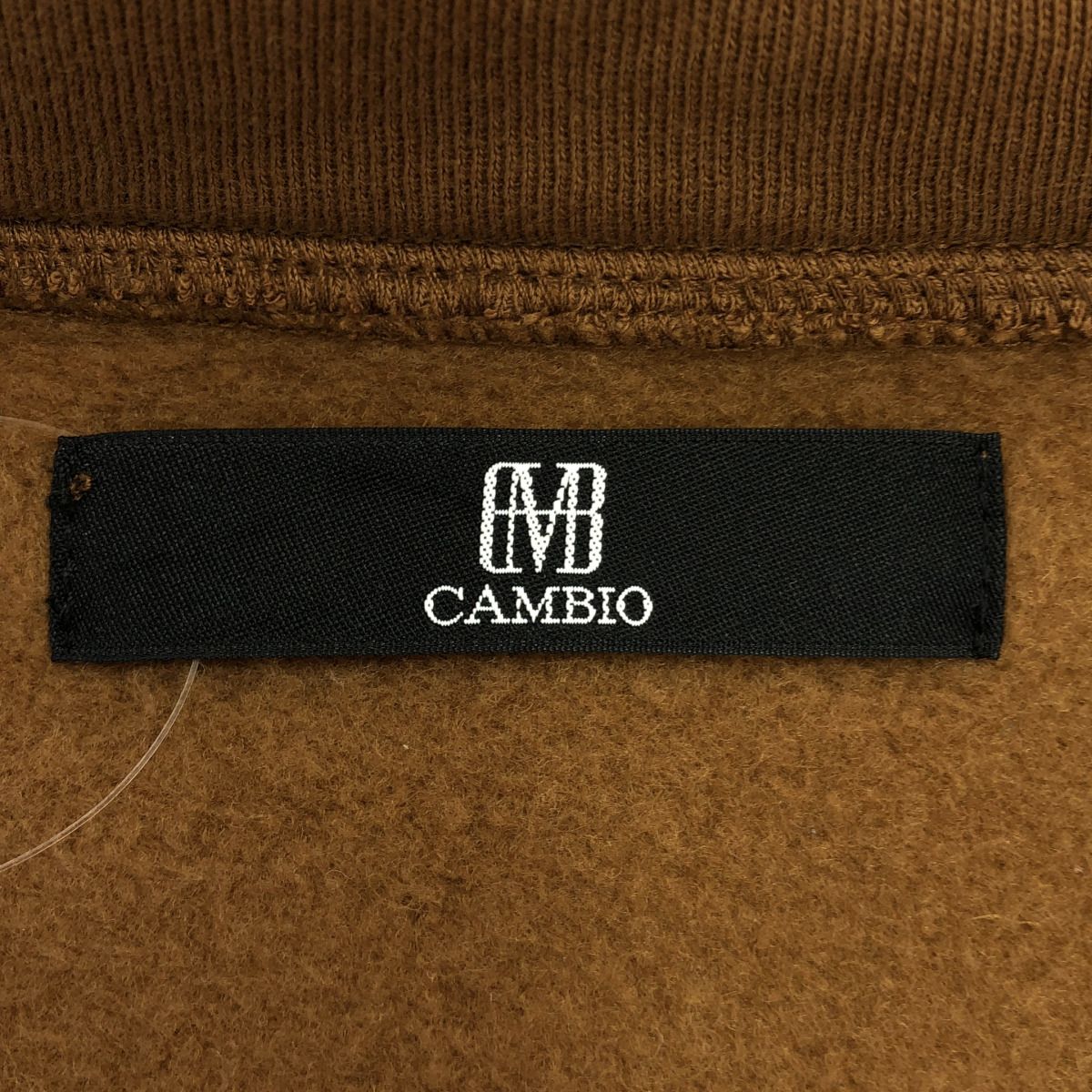 CAMBIO カンビオ Back Brushed Sweat Hooded Studium Jacket 