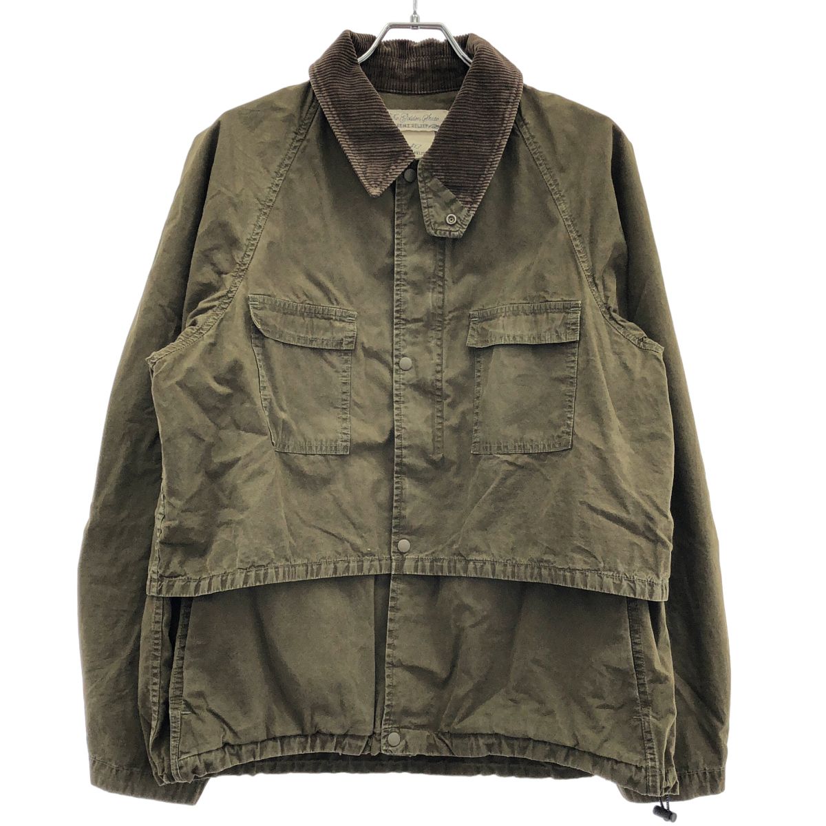 REMI RELIEF レミレリーフ 24AW GALLARDAGALANTE別注 コーティングキャンバスフィールドジャケット カーキ M