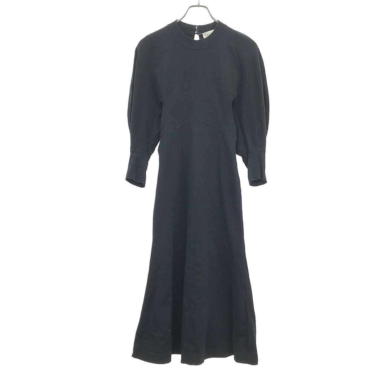 mame kurogouchi マメ クロゴウチ 21SS Classic Cotton Dress ドレスワンピース MM21PS-JS718 ブラック 1