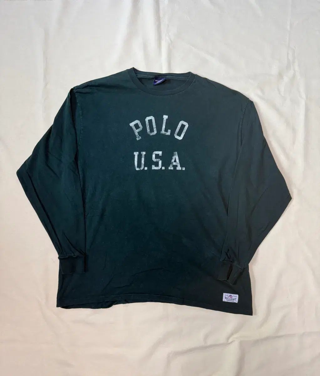 ポロ スポーツ 'POLO USA' ロングスリーブ 90s