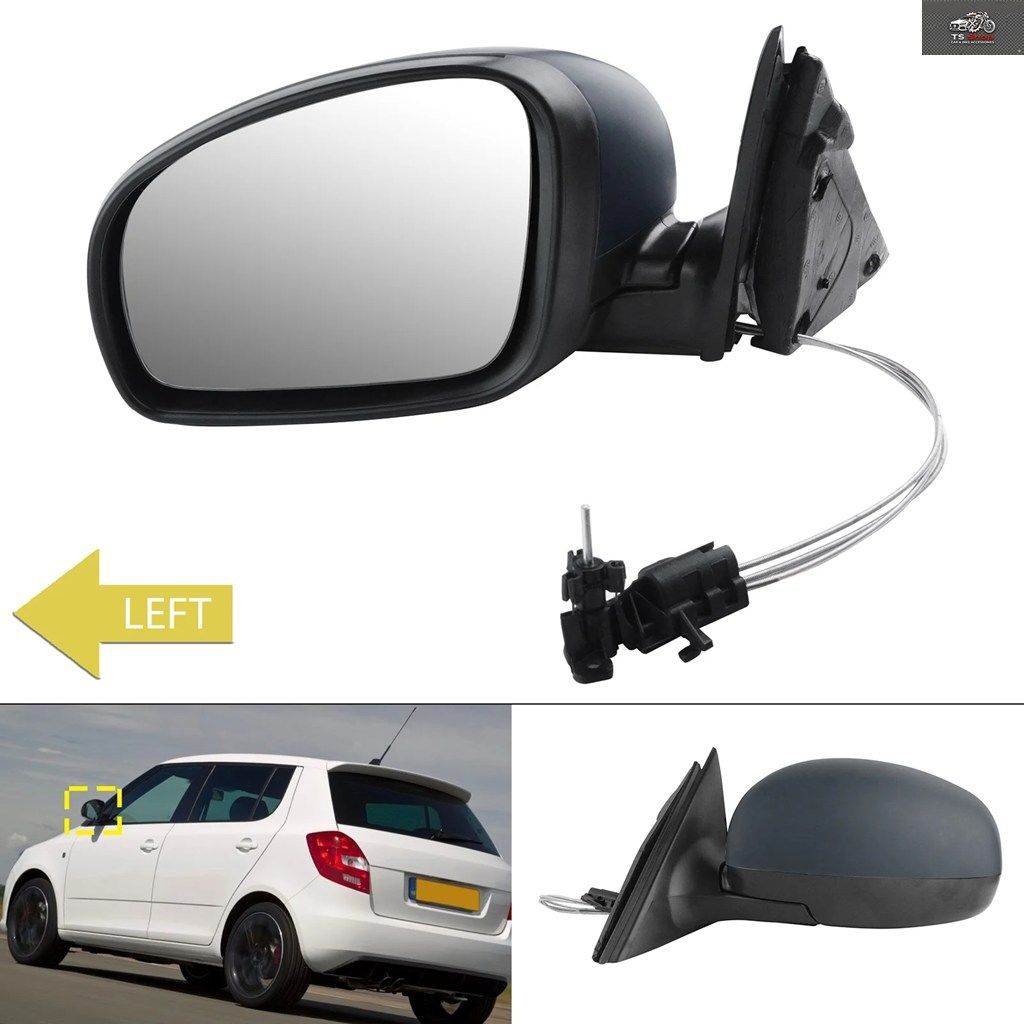 SKODA FABIA MK2 2007-2015 ウィングドアミラー マニュアルケーブル 左側 N/S 6,076円