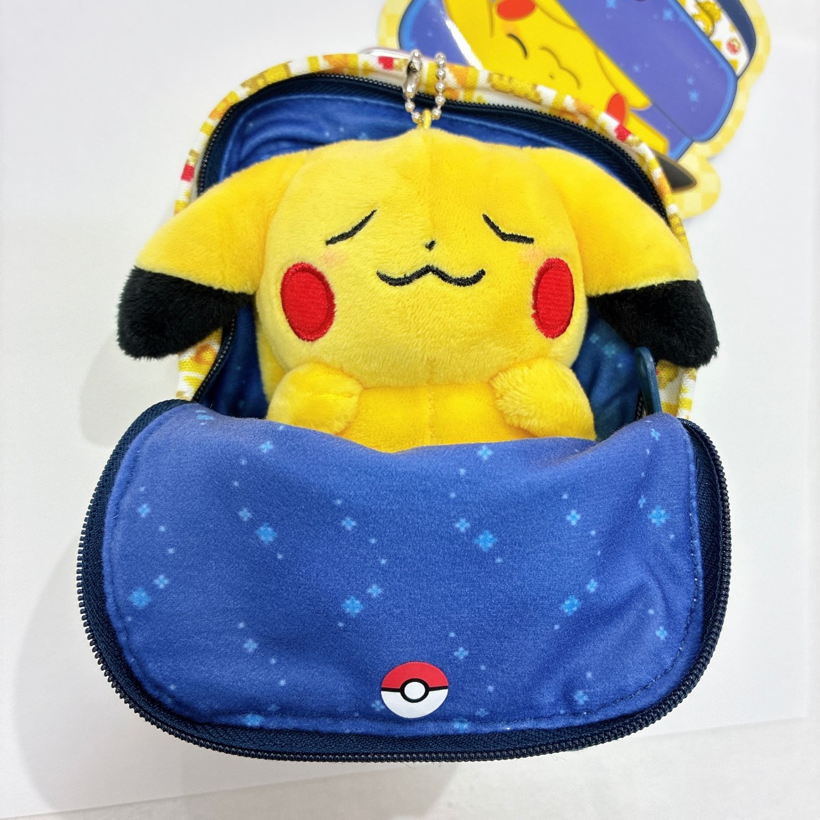 単品] ピカチュウ マスコット＆リュック型ポーチセット