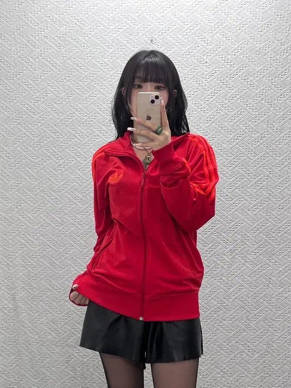 アディダス Y2K レトロ 必須アイテム ファイヤーバード ジャージ ジップアップ 95 C11269