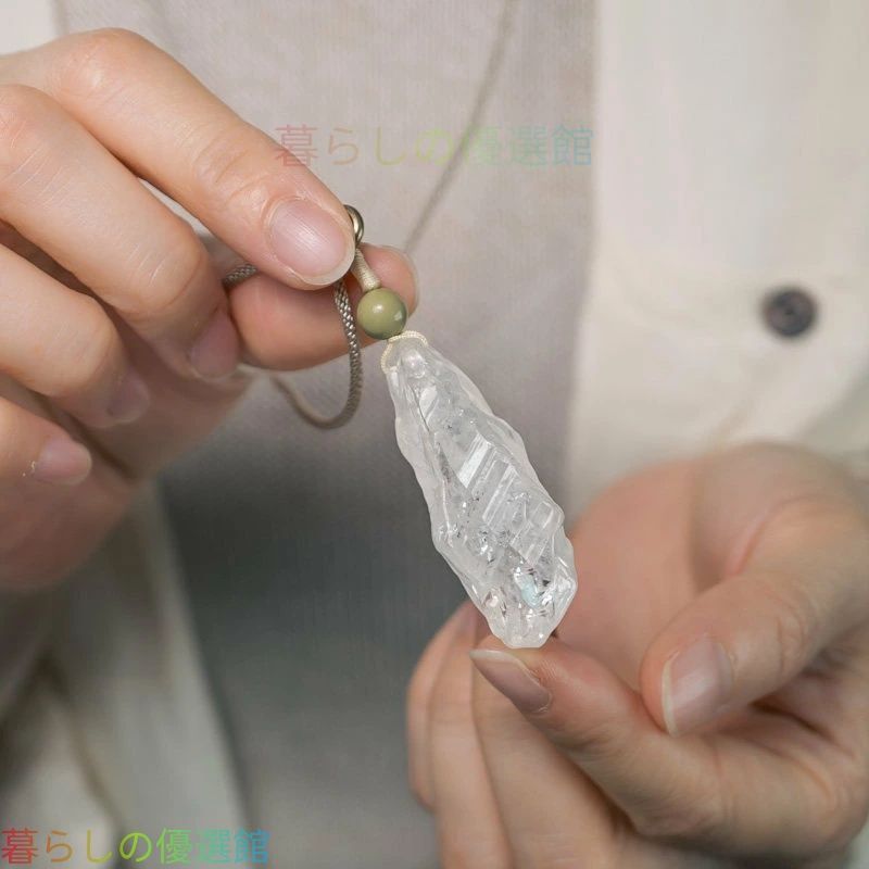 人気ギフト 手作り天然水晶原石ペンダント シンプルヴィンテージ風 長さ調節可能 男女兼用 手作り ハンドメイド アクセサリー プレゼント おしゃれ 誕生日 ギフト 数量限定 SGP034