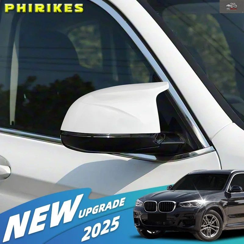 BMW X3 G04 G05 G05 X6 G06 X7 IX3 2018-2023 Mスタイル ホワイト サイドミラーカバー X3M エクステリアミラーカバー