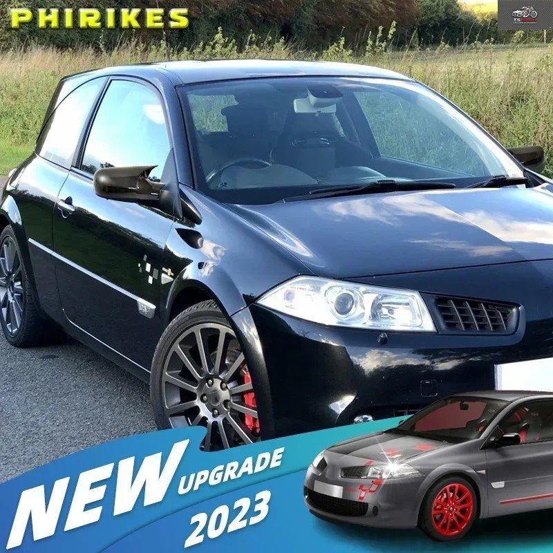 ルノー メガーヌ 2 MK2 2002-2009 車のサイドミラーカバー/ミラーキャップ 1ペア