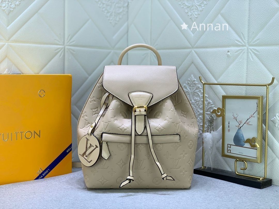 極美品 LOUIS VUITTON ルイヴィトン リュック モンスリPM アンプラント リュックデイパック トゥルトレール M45410 レディース 極美品