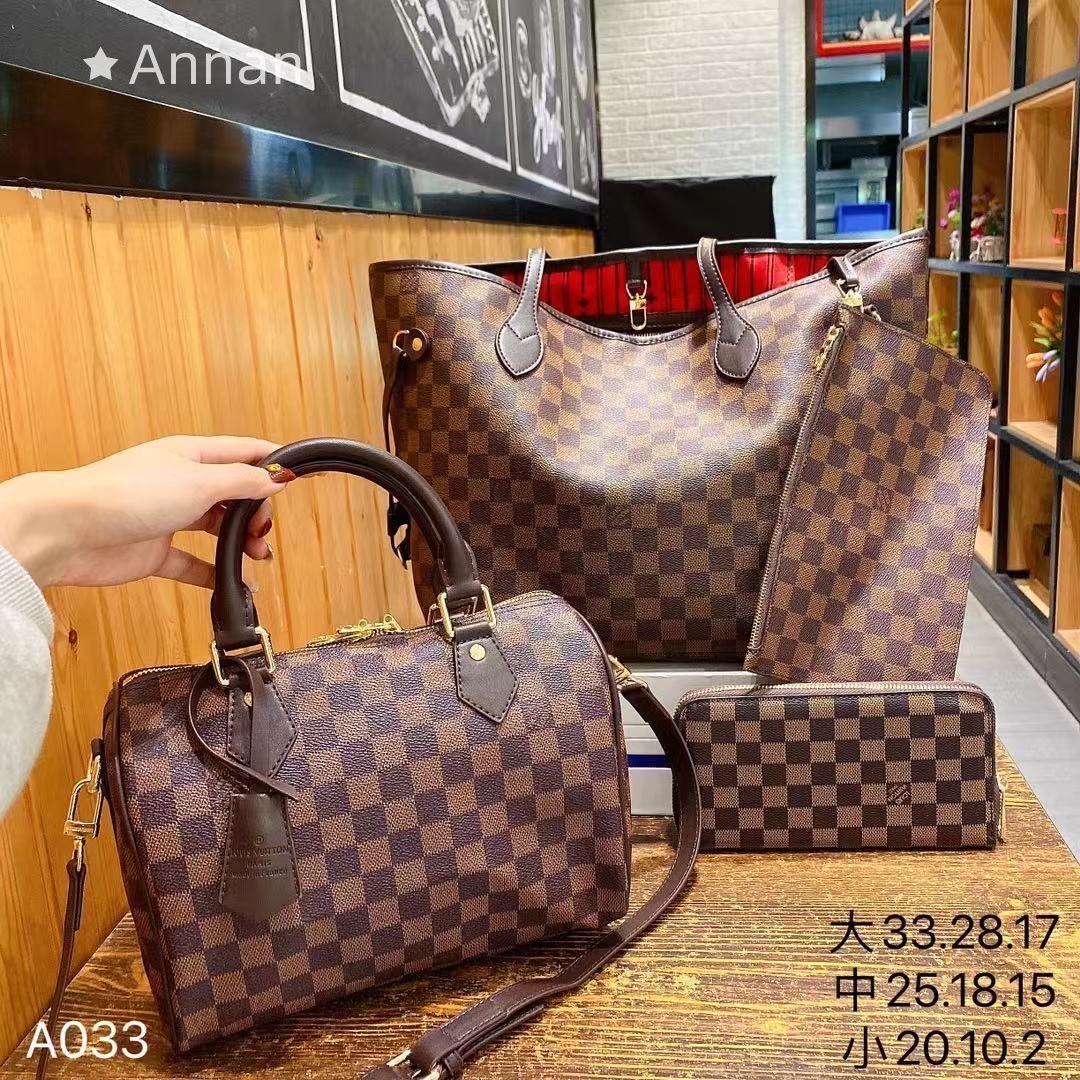 LV LOUIS VUITTON ルイヴィトン ショルダーバッグ ハンドバッグ 財布 3点セット