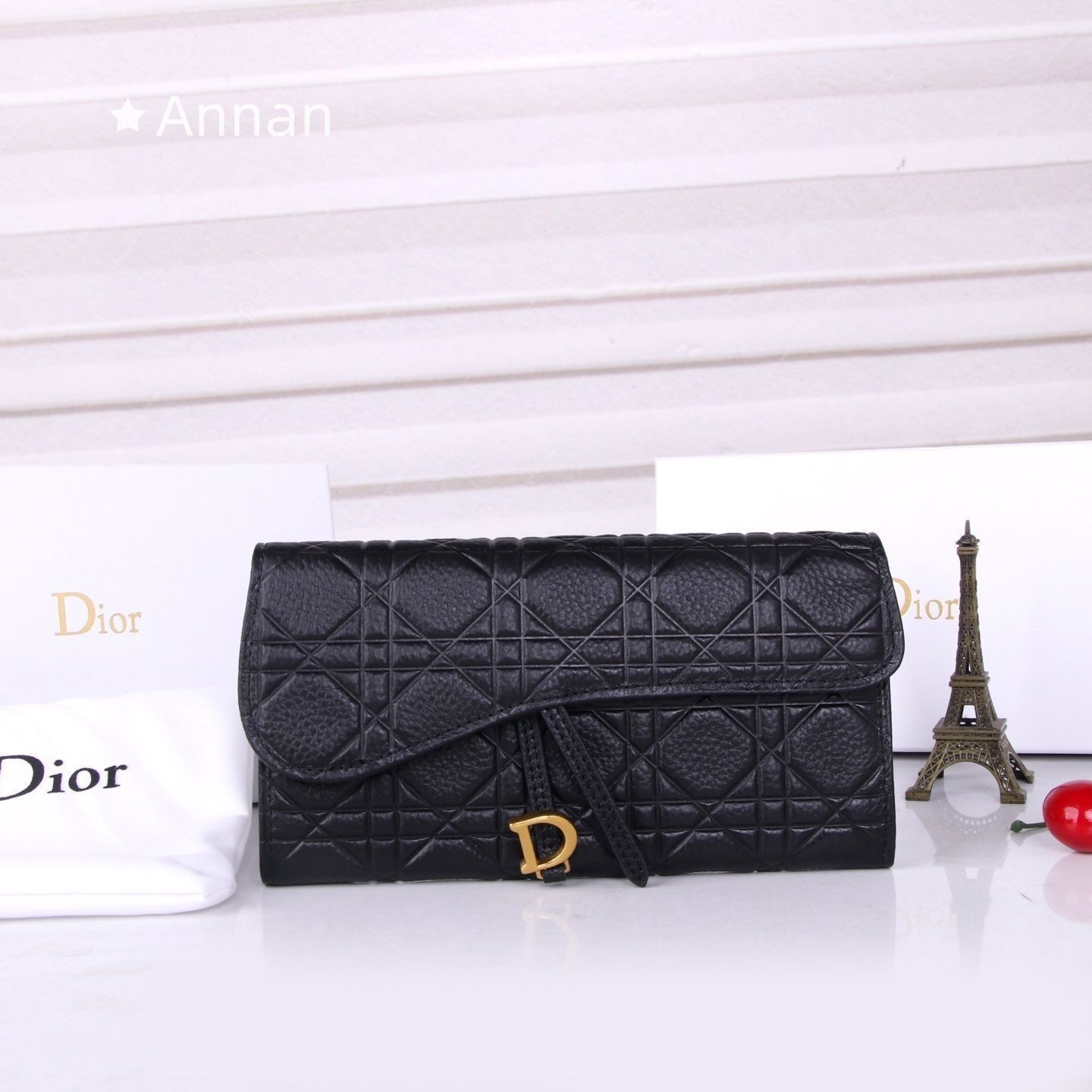 良品 Christian Dior クリスチャンディオール 長財布 小銭入れ