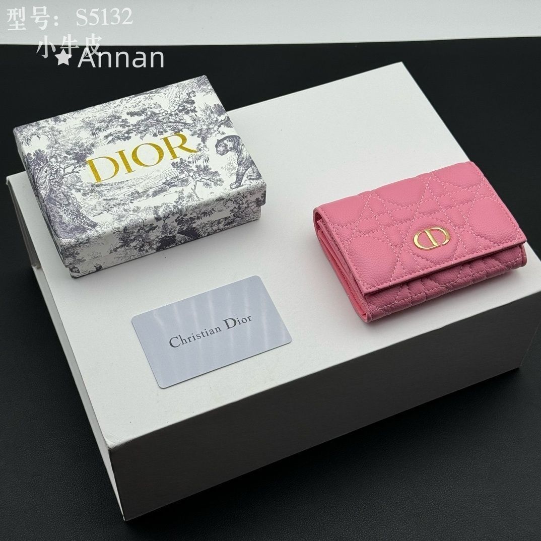 お洒落 極美品 Christian Dior クリスチャンディオール 折り財布 小銭入れ