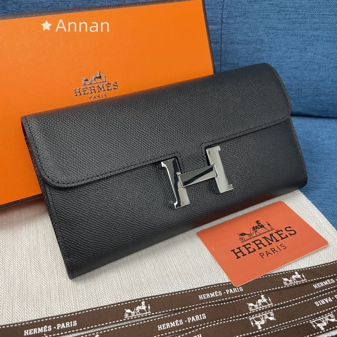 超美品 送料込☆ HERMES エルメス ウォレット 長財布 小銭入れ