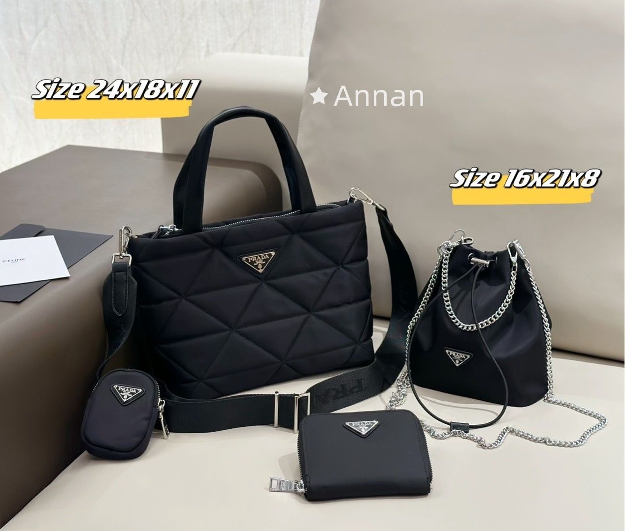 最終値下げ プラダ PRADA トートバッグ ショルダーバッグ 財布 3点