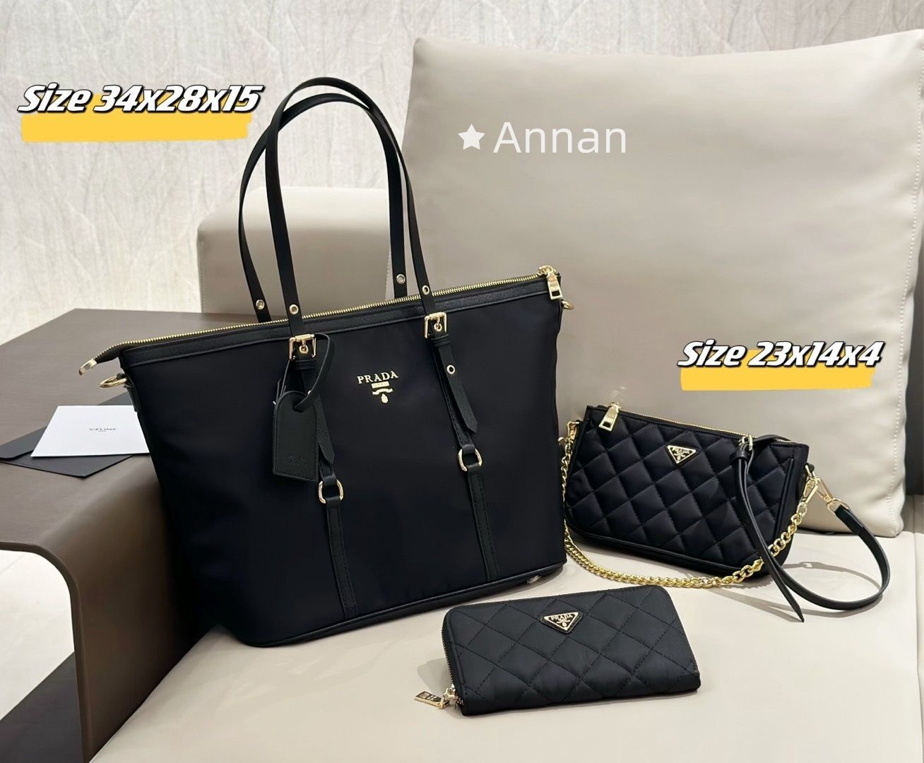 最終値下げ プラダ PRADA トートバッグ ショルダーバッグ 財布 3点