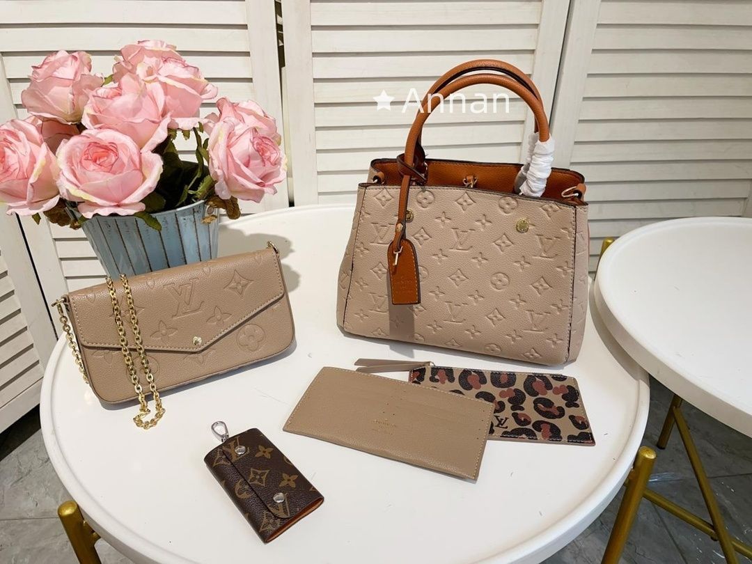 【極美品 現行型】LOUIS VUITTON ルイヴィトン ショルダーバッグ ハンドバッグ 財布 3点セット