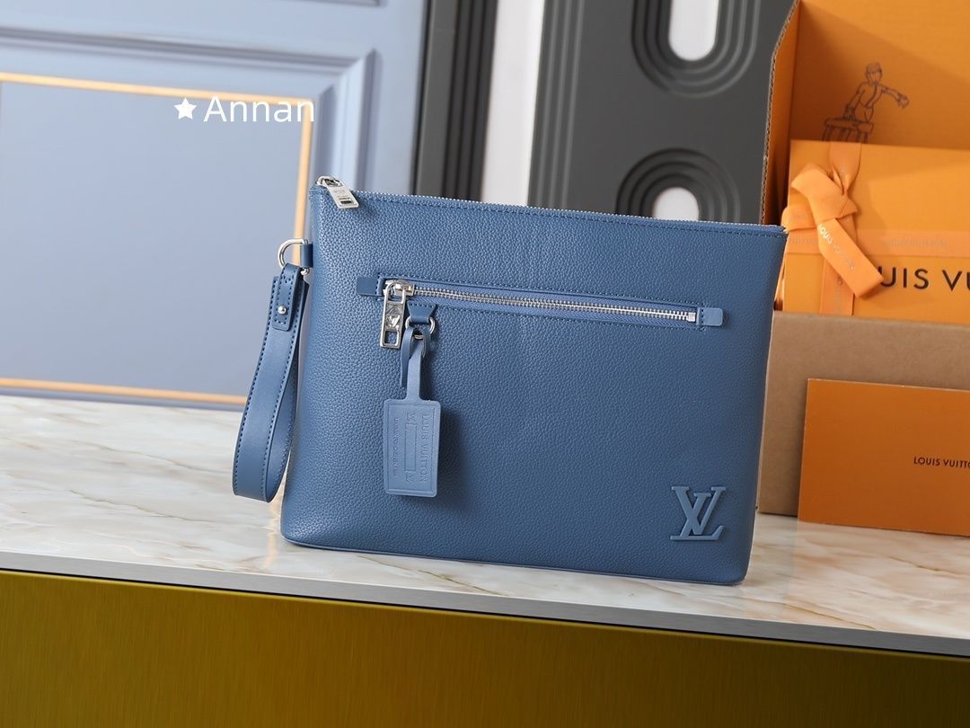 送料込☆ LV LOUIS VUITTON ルイヴィトン バッグ メンズ テイクオフ?ポーチ クラッチバッグ