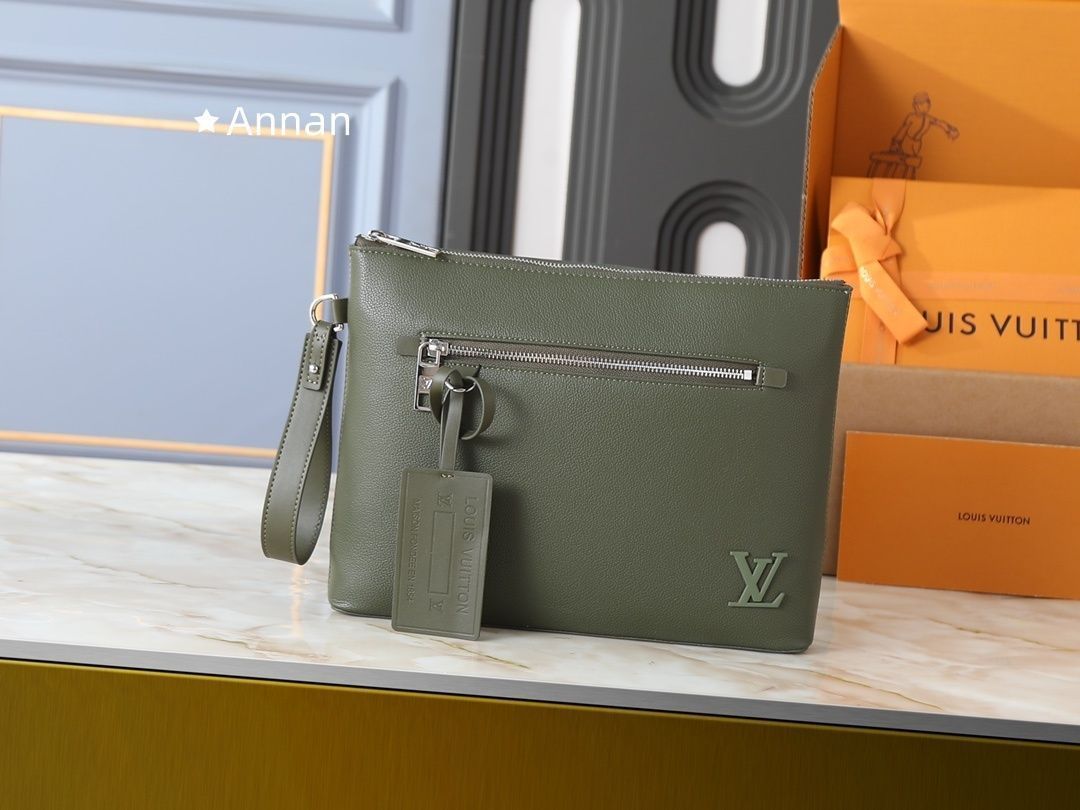 期間限定☆ LV LOUIS VUITTON ルイヴィトン バッグ メンズ テイクオフ?ポーチ クラッチバッグ