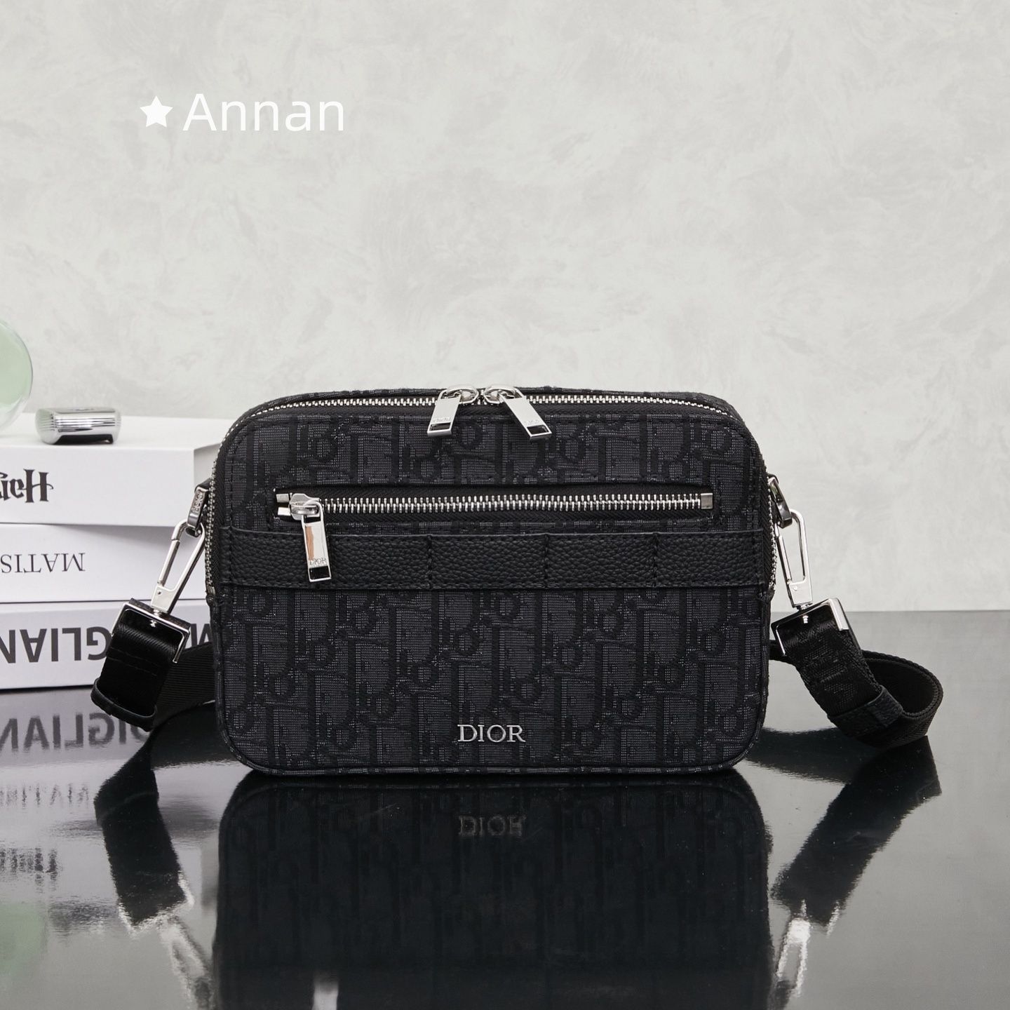 送料込☆ メンズ Christian Dior クリスチャンディオール ショルダーバッグ