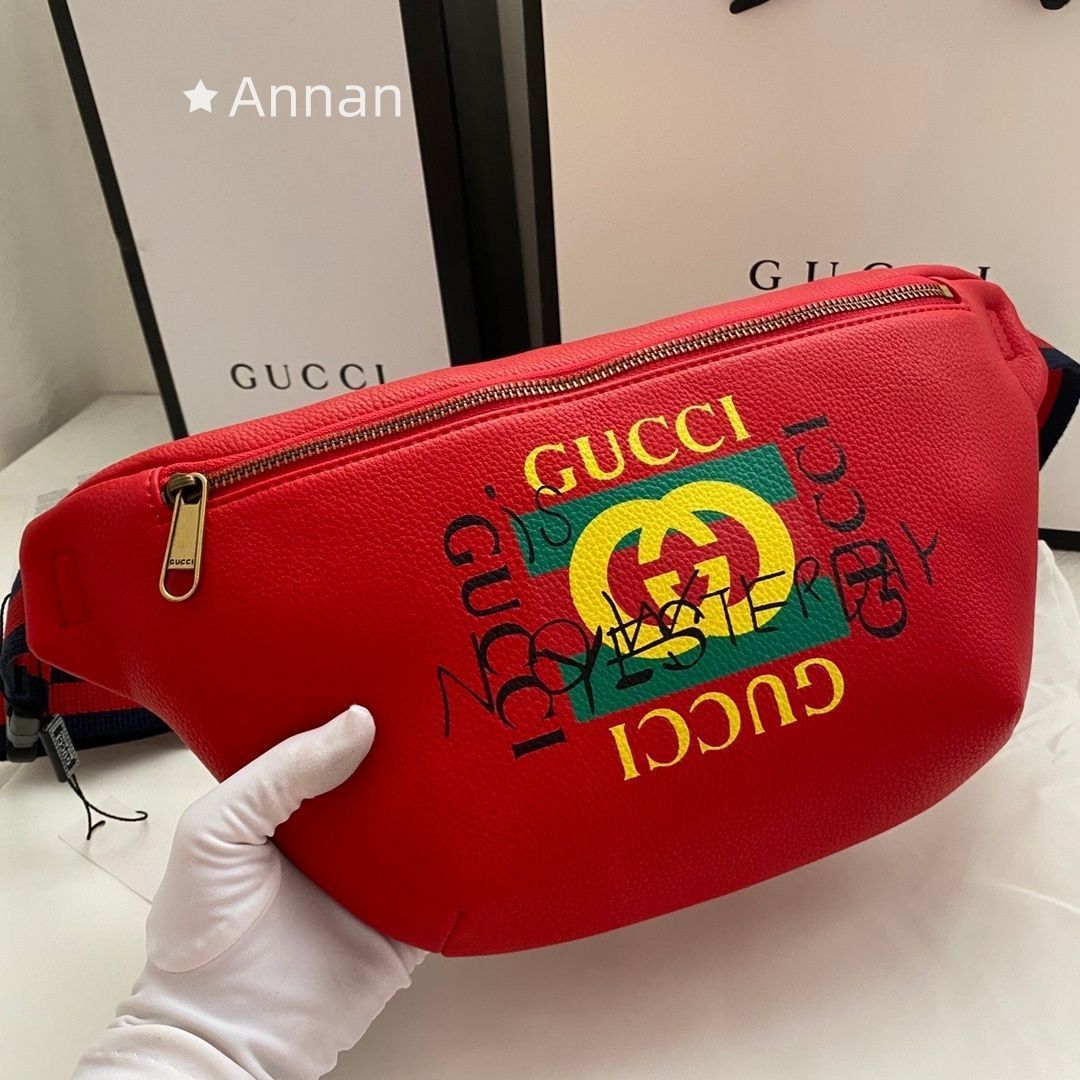超美品 美品 限定品 GUCCI グッチ ウエストバッグ　ボディバッグ シェリーライン メンズ　493869