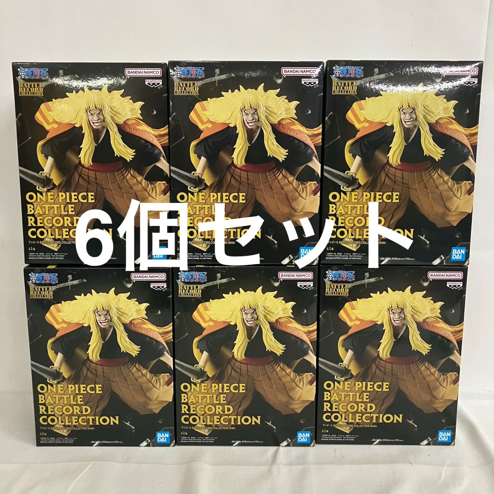 未開封 ワンピース BATTLE RECORD COLLECTION シキ フィギュア 6個セット SF5194 c099