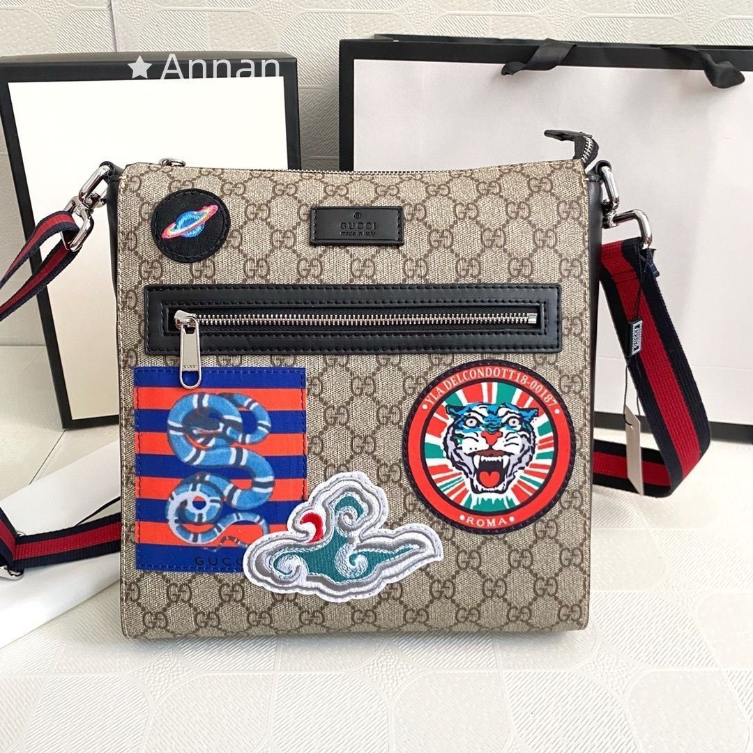 超希少 送料無料 メンズ グッチ GUCCI ショルダーバッグ クーリエ メッセンジャーバッグ 斜め掛け 474137