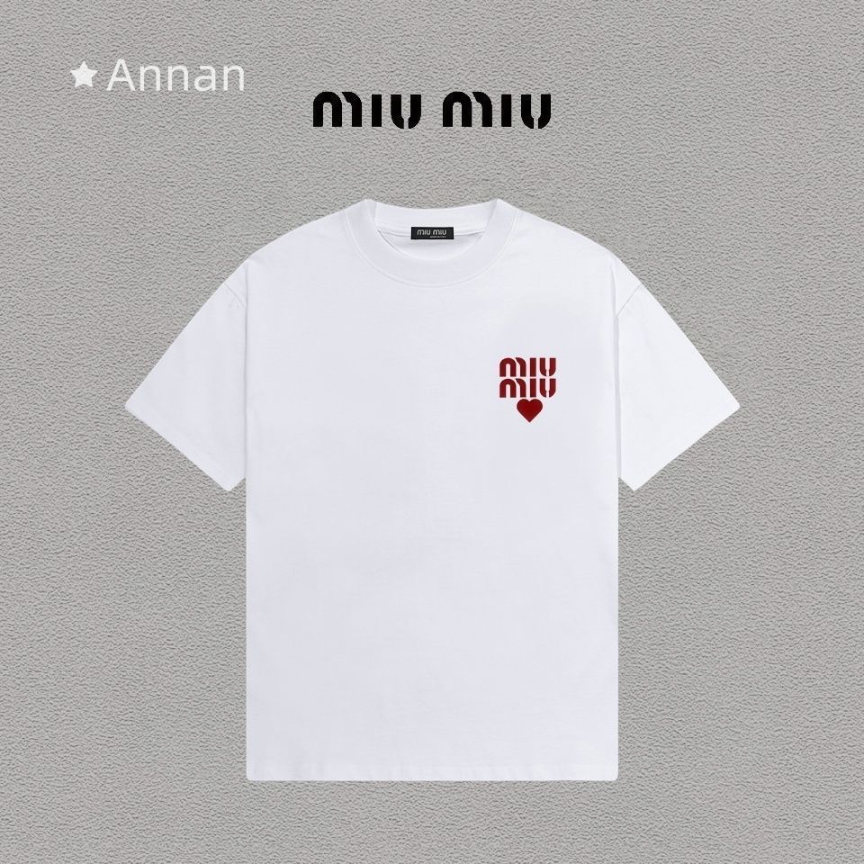 特価】超美品 限定品 限界価格MIUMIU ミュウミュウ Tシャツ 半袖 夏服