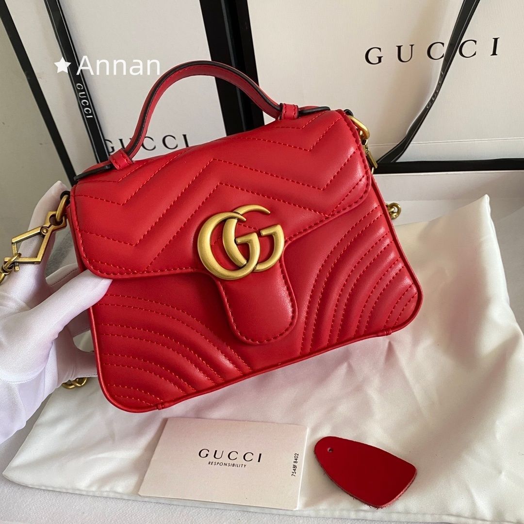【未使用品】最終値下げ GUCCI グッチ 2WAYショルダーバッグ ハンドバッグ マーモント 547260