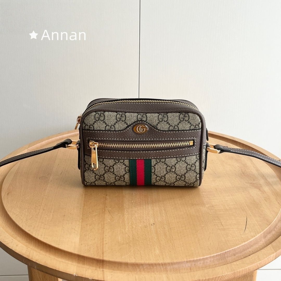 高級美品 状態良 GUCCI グッチ ショルダーバッグ GG オフディア 517350