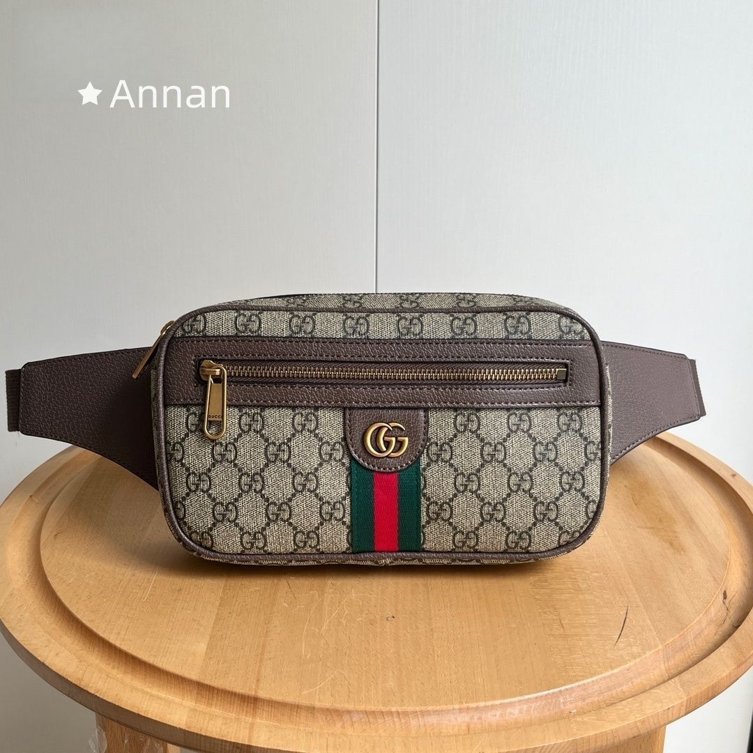 新型 激レア グッチ GUCCI ウエストバッグ ボディバッグ オフィディア GGベルトバッグ GGスプリーム 574796