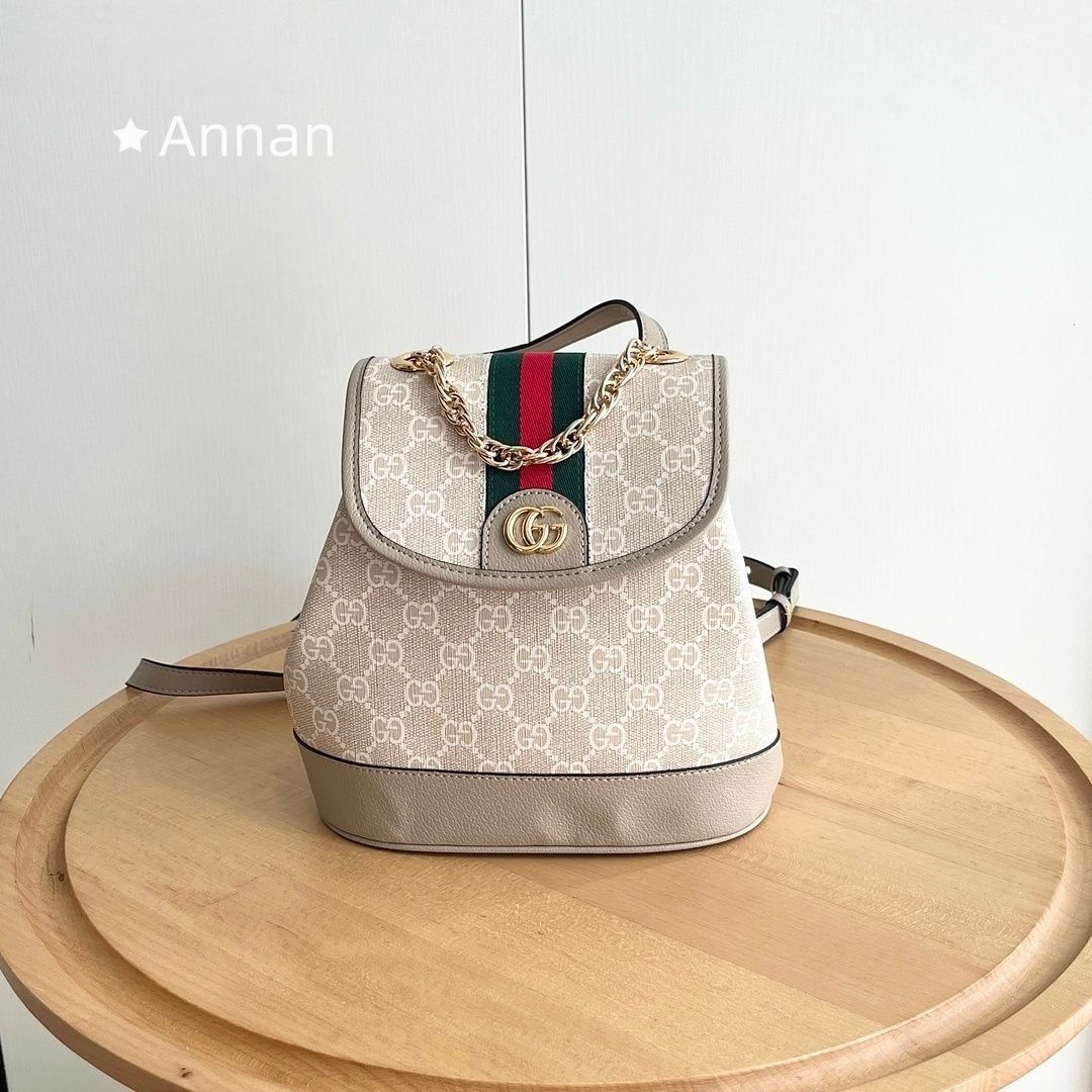 激レア 極美品 グッチ GUCCI リュック?デイパック オフィディア ミニ バックパック GGスプリームキャンバス 795221