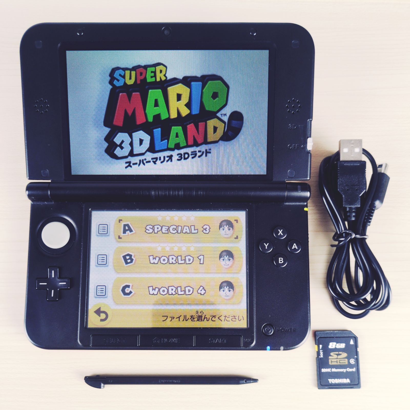ニンテンドー3DS LL 本体 動作確認済 フル機能OK 初期化済 すぐ遊べる
