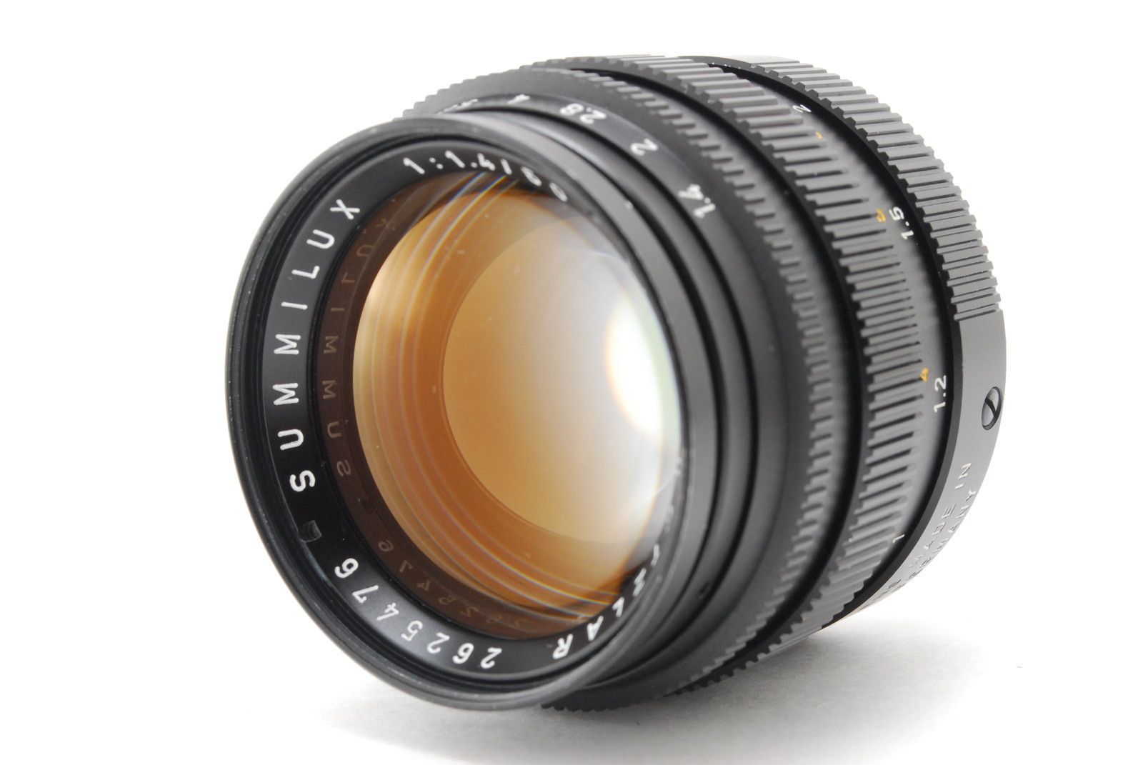【美品 保障付 動作確認済】Leica Summilux M ライカ ズミルックス 50mm f/1.4 Black Leitz 第２世代 MF 標準レンズ E43 Ver.2 #V2288