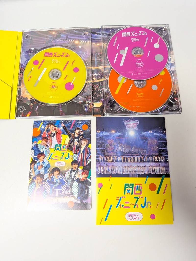 素顔4 ジャニーズJr.盤/関ジュ京セラドーム2セット 素顔4 Jr.盤 DVD 限定発売! 今だけお見逃しなく