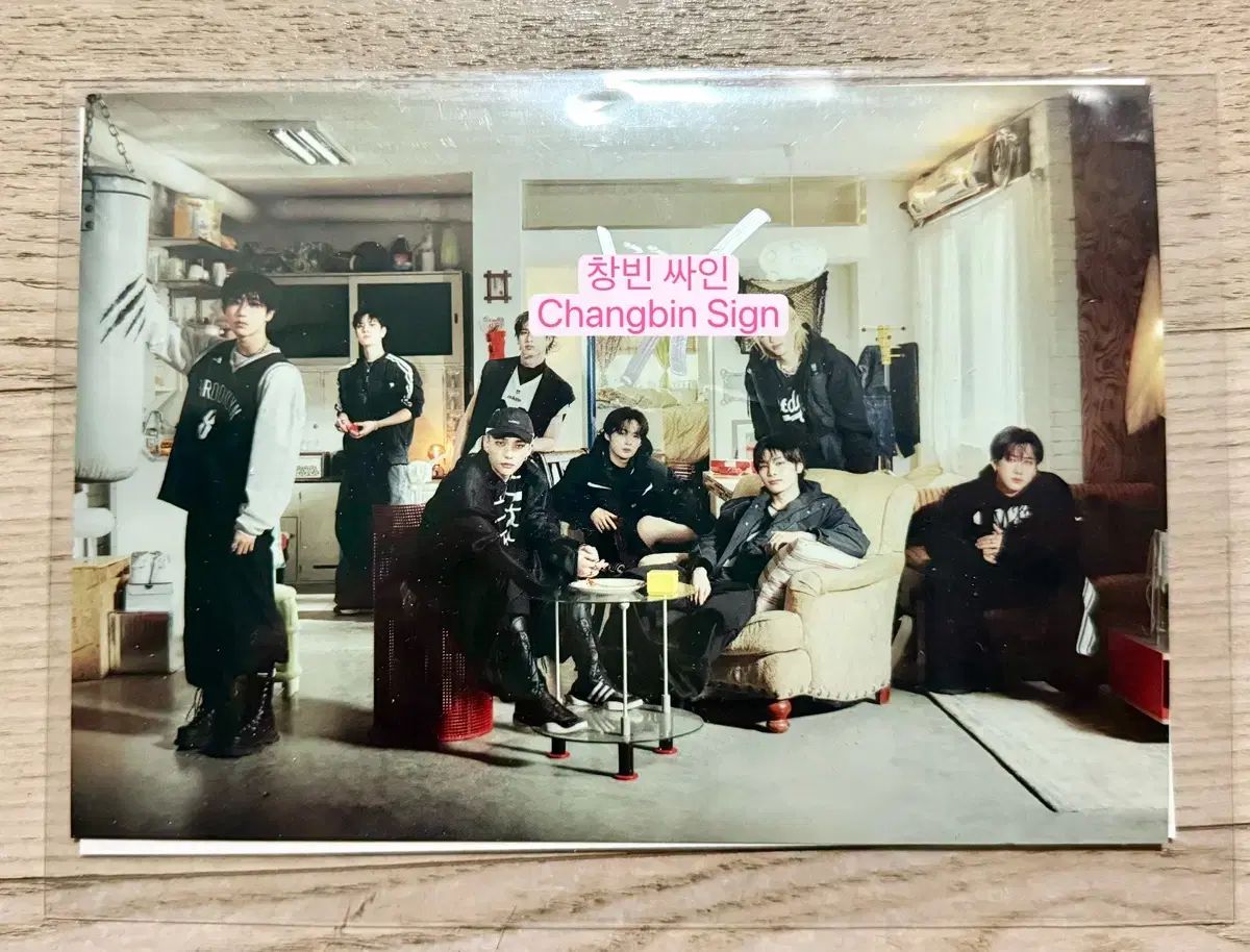 Stray Kids(ストレイキッズ・スキズ・SKZ) チャンビン(CHANGBIN) サイン入り はがき Karma